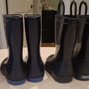 Kids Navy Blue Rain Boots
